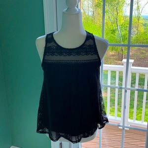 Lily White lined lace top
